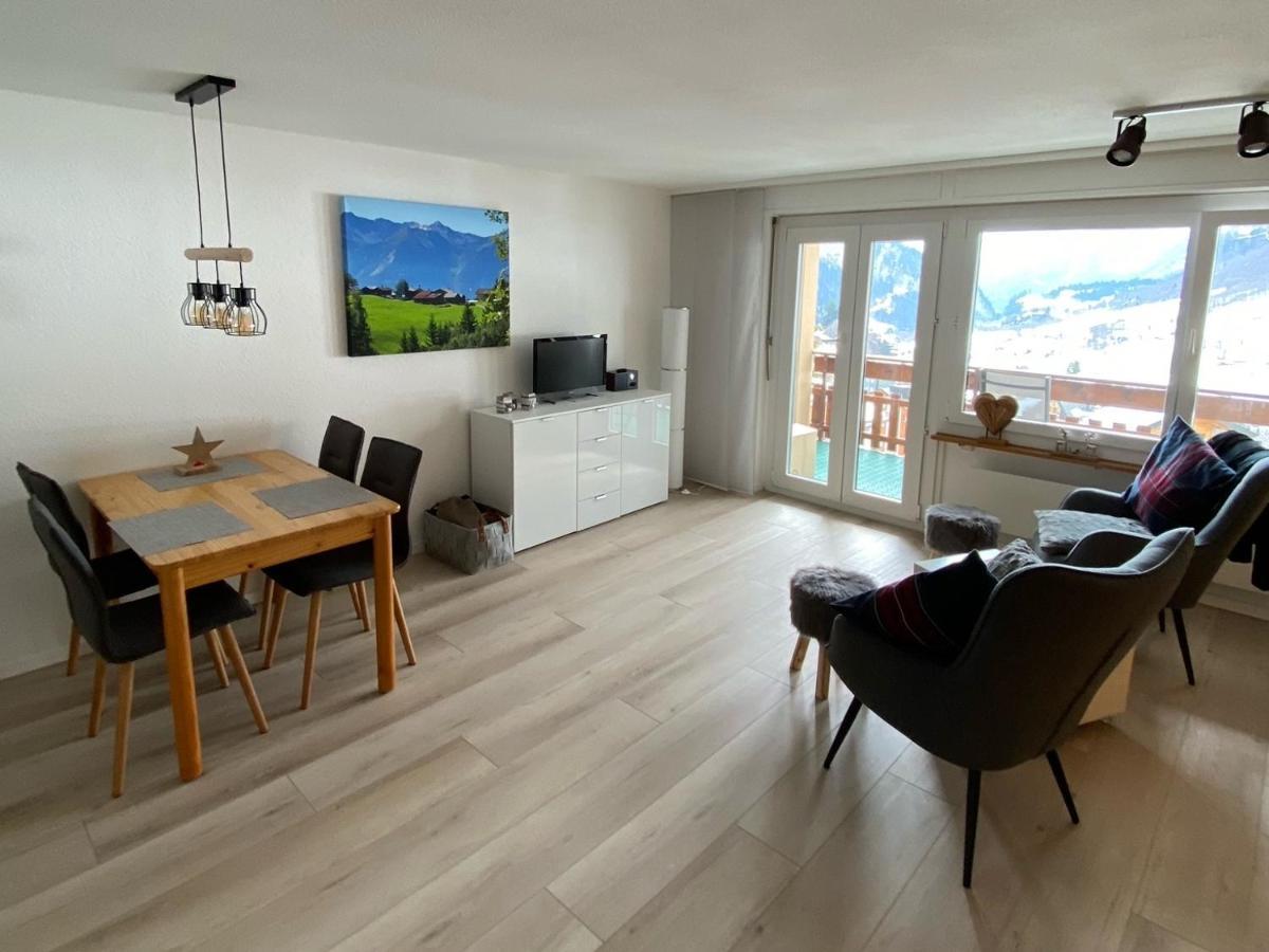 Modernes Wohlfuehlstudio Im Haus Eldorado Mit Traumaussicht Leukerbad Exterior photo